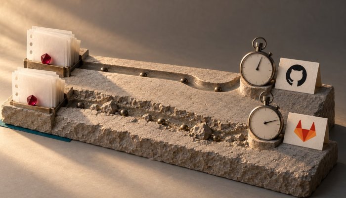 GitHub Actions эсвэл GitLab CI: ижил pipeline 91 секундээр зөржээ