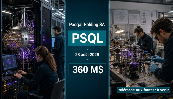 Pasqal arrive au Nasdaq avec 360 M$, mais la tolérance aux fautes reste à venir