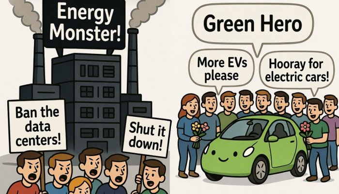 Why the “AI Energy Monster” Narrative Misses Half the Story: EVs Are Already a Major Power Hog Too