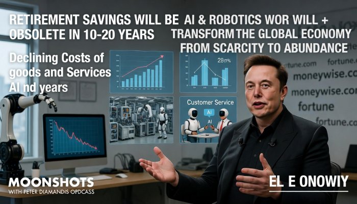 Elon Musk's Bold Claim: Retirement Savings May Become Obsolete in 10-20 Years