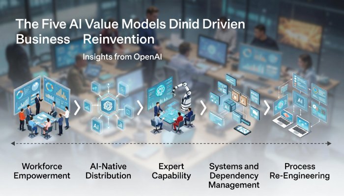 The Five AI Value Models Driving Business Reinvention: Insights from OpenAI
