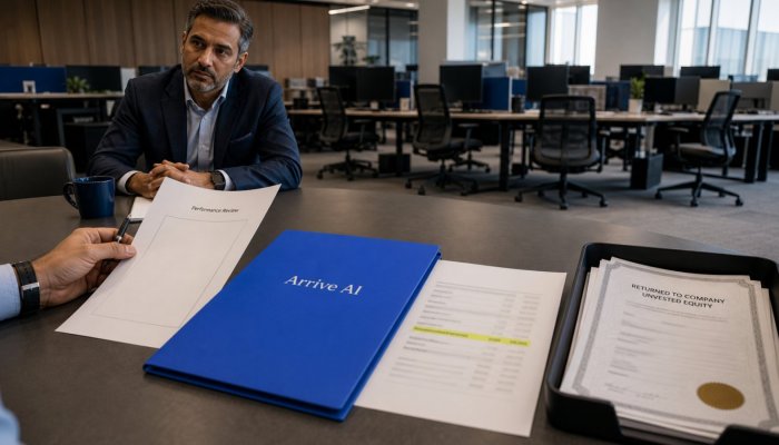 Arrive AI ने 20% कर्मचारी घटाए—बचत 1.5 मिलियन USD सालाना