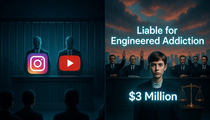 Instagram and YouTube Found Liable for “Engineered Addiction” in Landmark Verdict