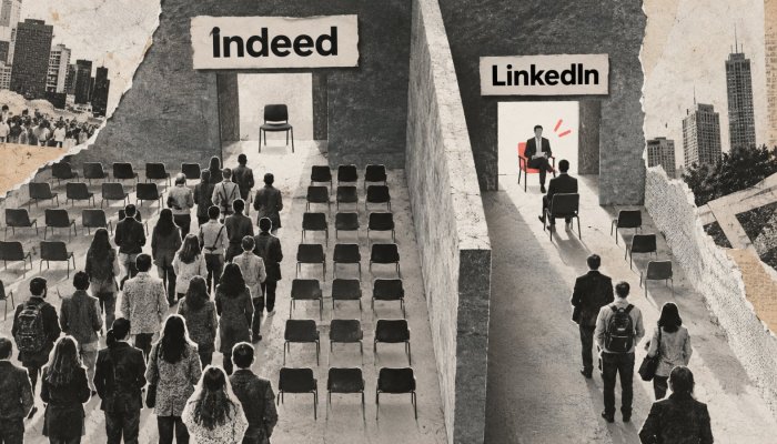 Indeed یا LinkedIn؛ دسترسی بیشتر همیشه مصاحبهٔ بیشتر نمیآورد