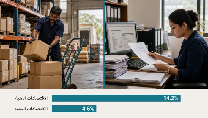 خطر أتمتة الوظائف 4.5% في الاقتصادات النامية، لا 14.2%