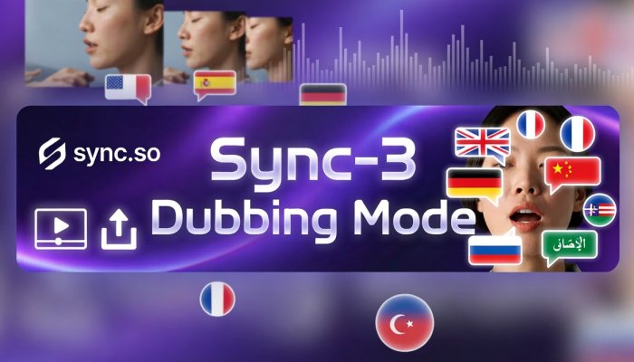 Sync Just Added Real Dubbing Mode to Sync-3 – Lipsync + Translation in One Click