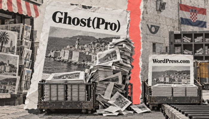 Ghost ili WordPress.com: prihod od pretplate mijenja jeftiniji izbor
