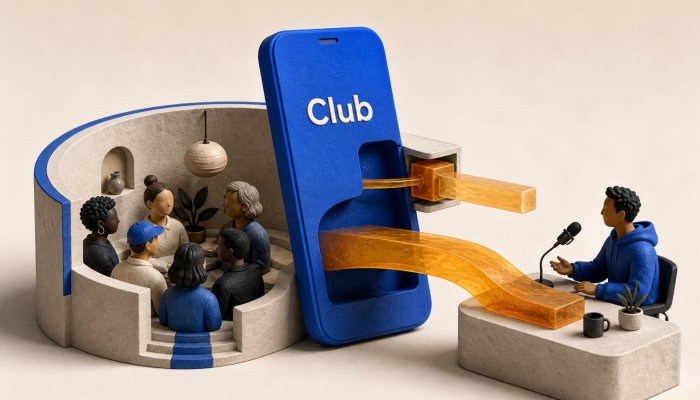 Club promet une communauté payante, mais prélève 20 % des revenus