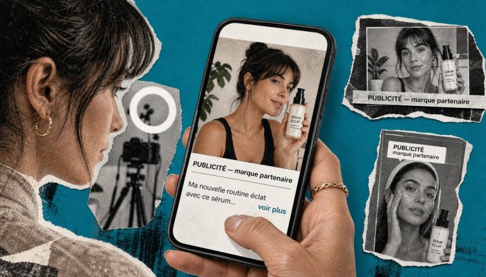 Publication sponsorisée : la mention doit précéder « voir plus »