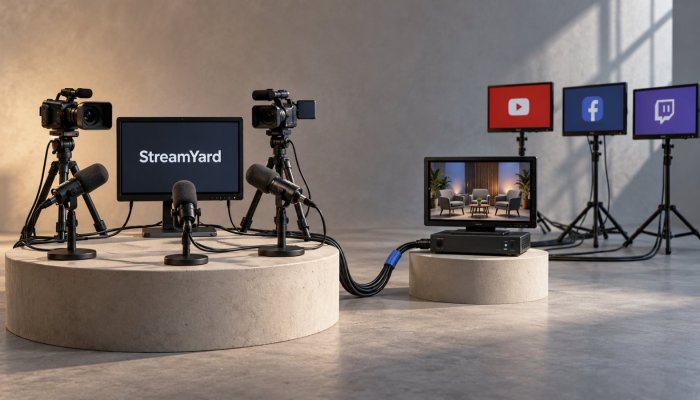 StreamYard či Restream: hosťom sedí štúdio, OBS potrebuje otvorenejšiu cestu