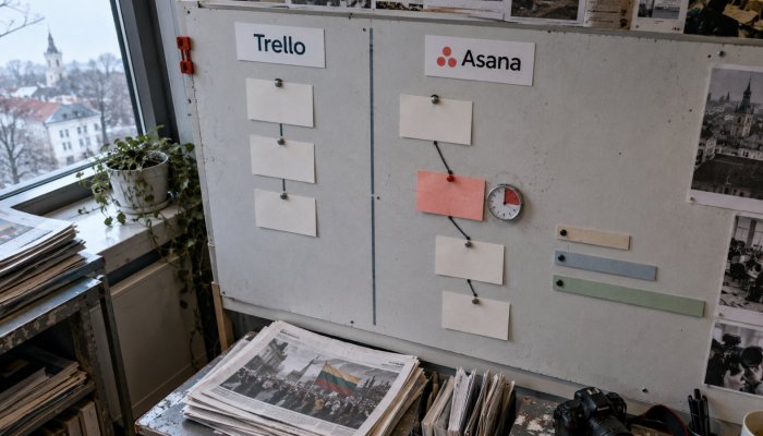 „Trello“ ar „Asana“: pusė kainos dingsta, kai projektui reikia priklausomybių