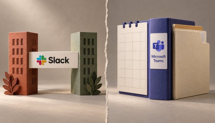 Slack ці Teams: таннейшы чат вызначае не тарыф, а працоўная экасістэма