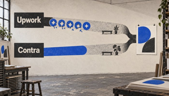 Upwork vai Contra: 0% komisija vēl neatceļ darba atrašanas cenu