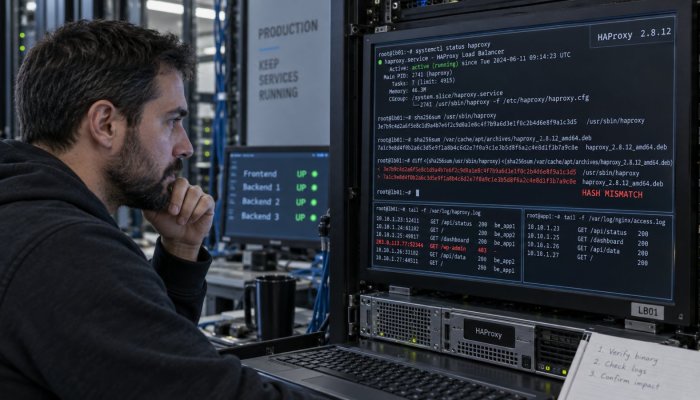 Backdoor Ted menyatu dengan HAProxy—log backend bisa tetap terlihat bersih