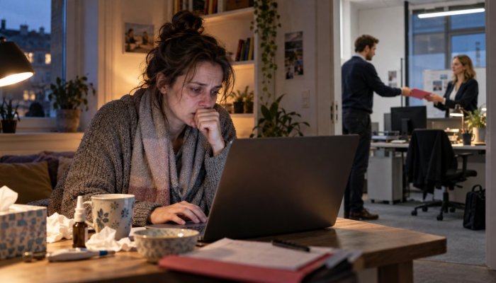 Informelles Homeoffice erhöht Präsentismus – feste Regeln senken die Tage