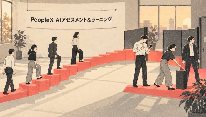 AIスキルを10段階で診断、PeopleXはサイバー訓練まで広げる