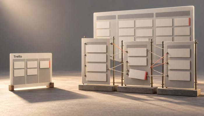 Asana ці Trello: аднолькавы рэйтынг хавае розную цану складанасці