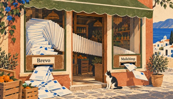Brevo ή Mailchimp: οι πολλές επαφές δεν χρεώνονται με την ίδια λογική