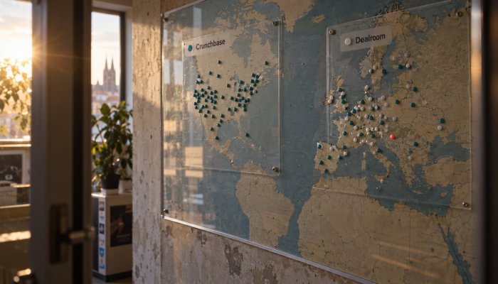 Dealroom ili Crunchbase: europska pokrivenost mijenja izbor baze