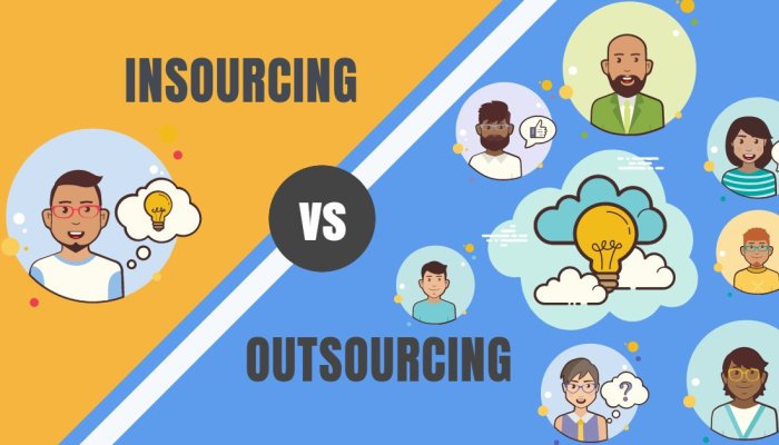 Insourcing vs. Outsourcing – The Detailed Comparison