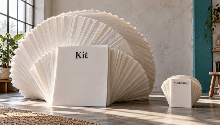 Kit vs Mailchimp: 10,000 Free Subscribers vs 250 Contacts