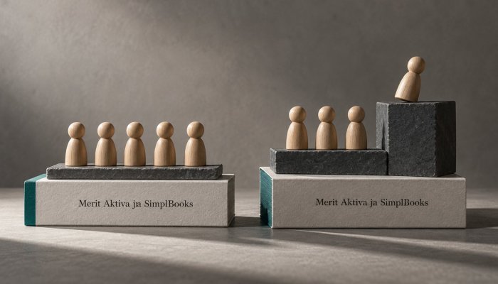 Merit Aktiva või SimplBooks: palgamoodul võib hinna ümber pöörata