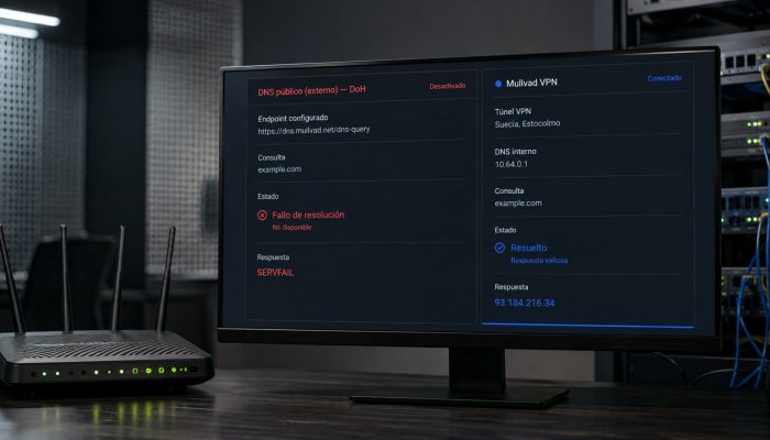 Mullvad apagará su DNS público: las configuraciones manuales dejarán de funcionar