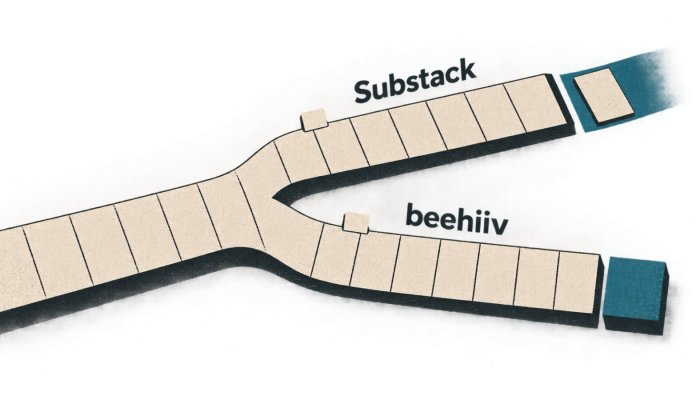 Beehiiv ou Substack: 10% da receita muda a conta da newsletter