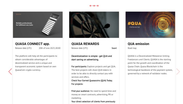 New Project Announcement QUASA REWARDS