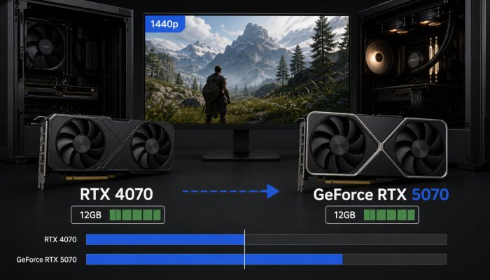 RTX 5070 vs RTX 4070: Is the Upgrade Worth It for 1440p Gaming?