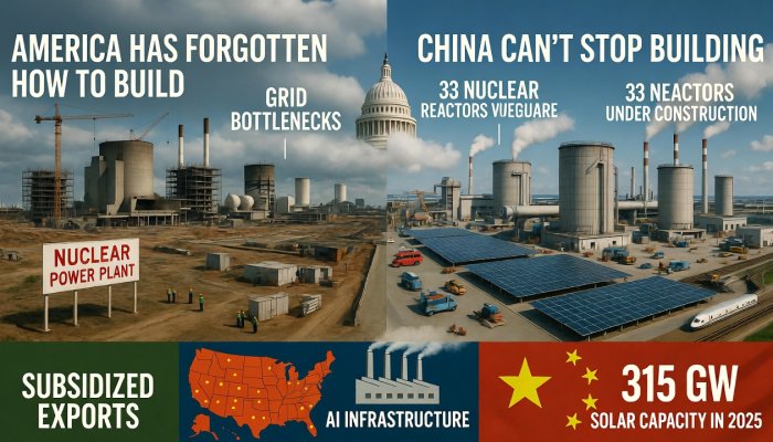 Why America Has Forgotten How to Build While China Can't Stop: The Great Infrastructure Divergence