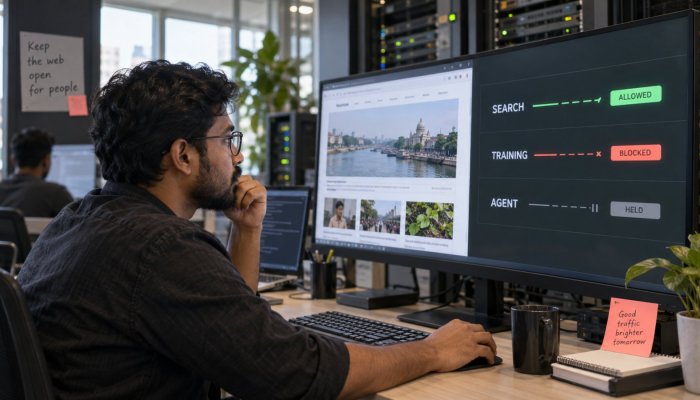 Cloudflare-এ AI bot বন্ধ করেও Search চালু রাখা যায়—তিন policy আলাদা করুন
