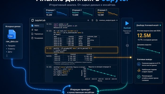 Как сократить повторные запуски кода при анализе данных в Jupyter