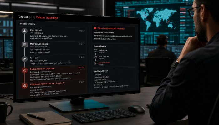 Falcon GuardianはAIエージェントを実行中に止める、MCPも監視対象へ