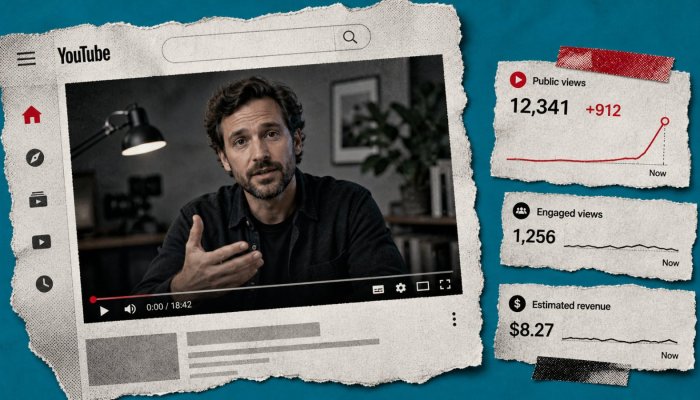 YouTube gonflera les vues dès la première image, pas les revenus
