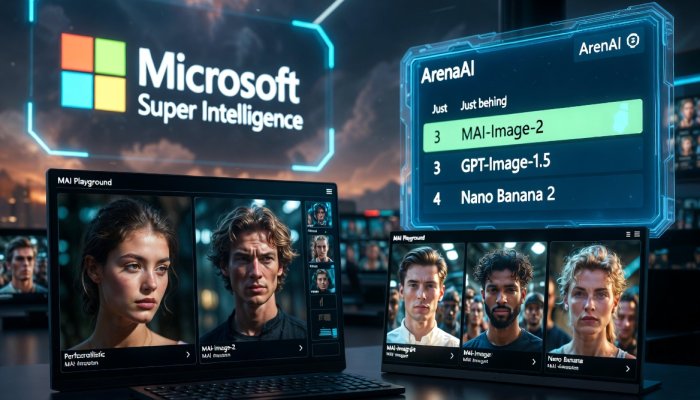 Microsoft Launches MAI-Image-2: New AI Image Generator Immediately Claims 3rd Place on ArenaAI Leaderboard