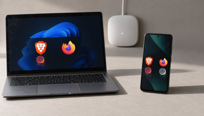 „Brave“ ar „Firefox“ privatumui: apsauga priklauso ir nuo sistemos