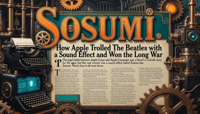 Sosumi: How Apple Trolled The Beatles with a Sound Effect and Won the Long War