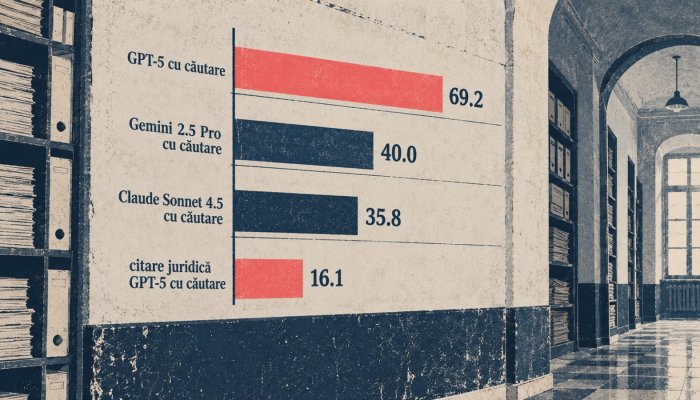 GPT-5, Claude sau Gemini la fiscalitate: liderul ajunge doar la 69,2%