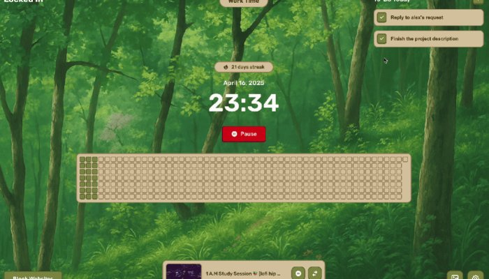 No More Procrastination: Locked In Gets You in Work Mode