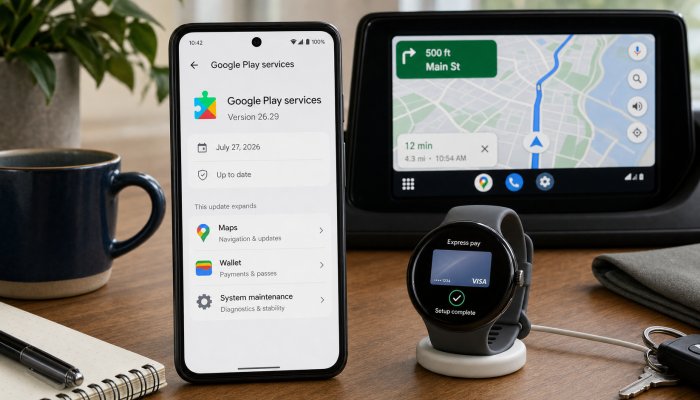 Google Play services v26.29: What the July 27, 2026 Update Changes