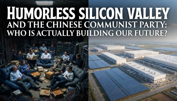 Humorless Silicon Valley and the Chinese Communist Party: Who Is Actually Building Our Future?