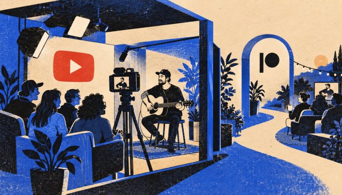 YouTube-lidmaatschap of Patreon: 70% omzetdeel tegenover eigen fancontact