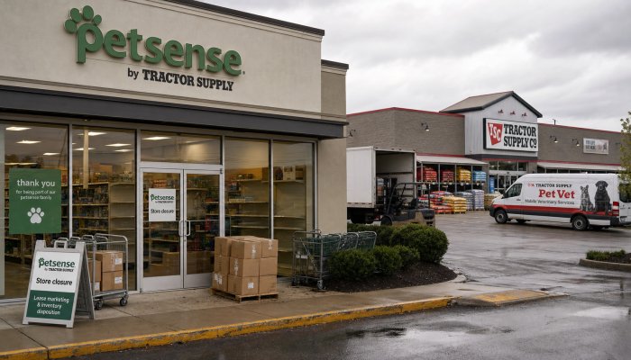 Tractor Supply to Close 75 Underperforming Petsense Stores