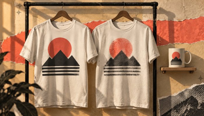 Printful eller Printify: Billigst skjorte kan gi ujevn kvalitet