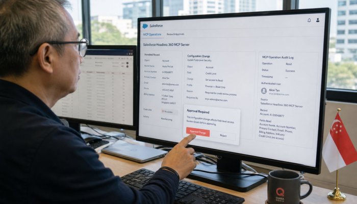 Salesforce把MCP接进全平台，AI代理仍受原有权限约束