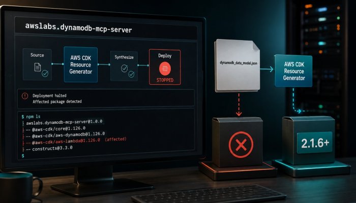 DynamoDB MCP Server допускает выполнение кода — безопасна версия 2.1.6
