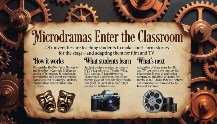 Microdramas Enter the Classroom: How US Universities Are Adapting to the Short-Form Storytelling Revolution