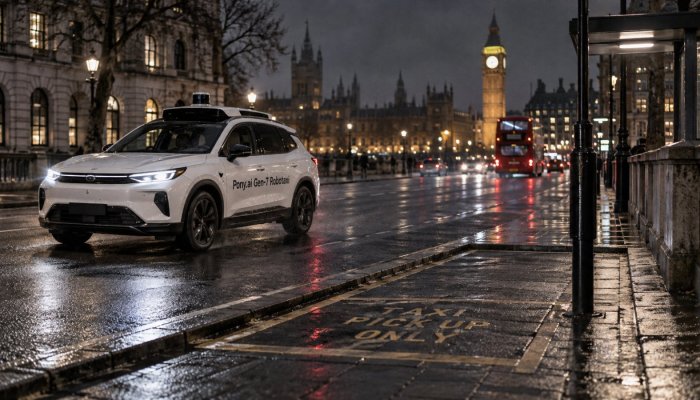 Uber and Pony.ai Will Test London Robotaxis—A Launch Date Is Still Missing