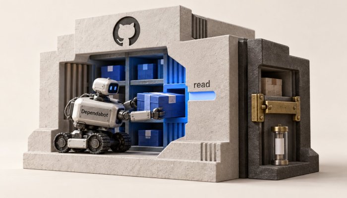 Dependabot lit GitHub Packages privés sans jeton personnel